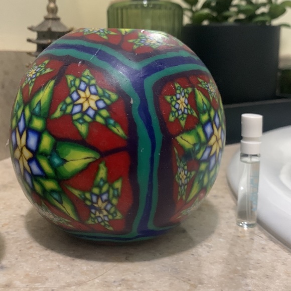 Vintage Mosaic/Kaleidoscope Candle - Picture 4 of 4